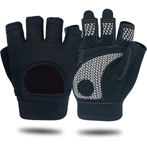 Guantes de gimnasio de medio dedo resistentes para entrenamiento de fuerza, levantamiento de pesas y sesiones de ejercicio intensas - Product Image 4