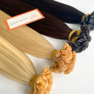 Couleur à la mode vietnamien Super Double dessiné Remy Extensions de cheveux cheveux bruts non transformés kératine cheveux à pointe plate droite kératine cheveux - Product Image 2
