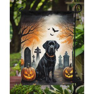 ธงสวนฮาโลวีนน่ากลัวสำหรับลาบราดอร์โกลเด้นรีทรีฟเวอร์กล่องจดหมายหลากสีตกแต่งลานลานแบนเนอร์งานศิลปะสำหรับดอกไม้ - Product Image 3