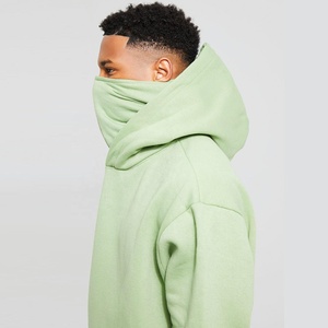 เสื้อฮู้ดผู้ชายแบบสั่งทำพิเศษ ทรงโอเวอร์ไซส์ ไหล่ตก ผู้ผลิตเสื้อฮู้ดหนานุ่ม เสื้อฮู้ดผู้ชายผ้าฟลีซ - Product Image 2