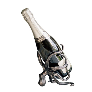 Support à bouteille de vin en forme de tête de cerf dorée, porte-bouteille moderne en métal, figurine décorative d'animal, présentoir de table pour bar à domicile - Product Image 3