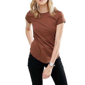 Camiseta de Verano para Mujer con Lavado Ácido, de Alta Calidad, Gruesa y Pesada, Personalizable, Oversize, Lisa, Servicio OEM - Product Image 5