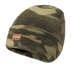 Bonnet camouflage unisexe le plus vendu 2026 – Bonnet d'hiver tricoté 100 % acrylique style décontracté pour adultes 56-58 cm - Product Image 6