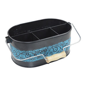 Jardinière et pots décoratifs rouges brillants avec finition peinte, pour jardin et salon extérieur, avec double poignée, pour plantes et fleurs - Product Image 4