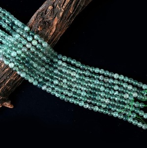 Cuentas redondas lisas de fluorita verde natural, cuentas sueltas de piedra preciosa de fluorita para la fabricación de joyería, precio al por mayor, 4MM 6MM 8MM 10MM - Product Image 3