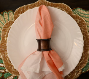 Antique <b>Copper</b> Napkin Holder Ring Luxury Butterfly Design for Wedding Parties & Dining <b>Table</b> Decor Hot Selling in India - Product Image 5