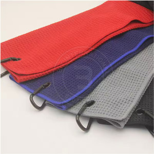 ผ้าขนหนูวาฟเฟิลสำหรับกอล์ฟ ซึมซับดี เนื้อนุ่ม ใช้งานได้ยาวนาน สำหรับทำความสะอาดอุปกรณ์กอล์ฟและใช้ในชีวิตประจำวัน - Product Image 3