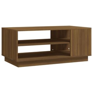 Tavolino da caffè in legno ingegnerizzato color rovere marrone 40,2 x 21,7 x 16,9 pollici - Product Image 2