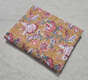 Tela de algodón estampada a mano, suave, premium, ligera, para vestidos, lista para exportación a granel, proveedor mayorista. - Product Image 5