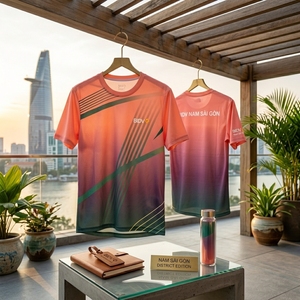 เสื้อปิ๊กเกิลบอล BIDV พิมพ์ลายแบบซับลิเมชั่น ระบายความชื้นได้ดี เสื้อผ้ากีฬาโพลีเอสเตอร์แขนสั้นสำหรับทุกเพศ - Product Image 2