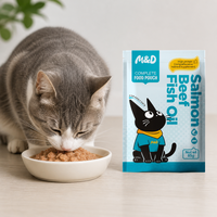 Nourriture humide pour chat MAIDOU, étiquette privée personnalisée, sachet de 85 g, haute teneur en protéines, viande fraîche, friandises pour chat, directement de l'usine