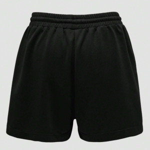 Shorts pour femmes à taille haute, taille élastique, coupe régulière, 100% coton, toile respirante, séchage rapide, style streetwear - Product Image 4