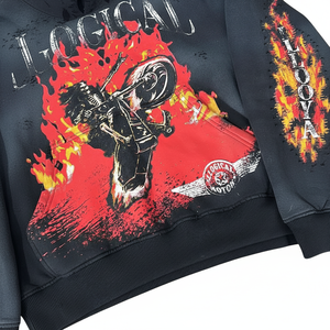 Créez votre propre style : sweat à capuche personnalisé avec logos imprimés, effet vintage, prix bas, fabricant de premier plan, sweat à capuche pour hommes. - Product Image 2