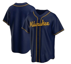 OEM Mens Baseball Jersey Button <b>Down</b> Shirts Short Sleeve Hipster Hip Hop Sports Uniforms Custom Baseball Jerseys Blank Wholesale - Product Image 4