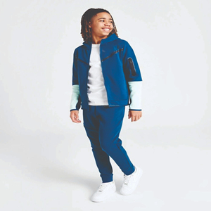 Ensemble de survêtement zippé pour enfants, mode automne, vêtements pour garçons et filles, veste zippée en coton, pantalon, 2 pièces, ensemble de survêtement zippé pour enfants, vêtements pour garçons - Product Image 1