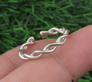 Anillo de Banda de Plata de Ley 925 Sólida para Mujeres y Hombres, Anillo de Boda Liso de Alto Pulido, Anillo Minimalista Apilable de Plata al por Mayor - Product Image 3