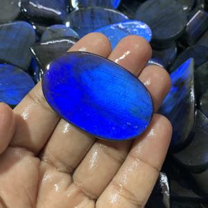 Piedra de fuego de piedras preciosas sueltas de labradorita natural de oro llamativo azul con certificado IGI - Product Image 1