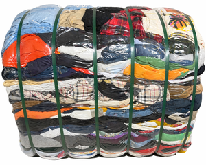 Camisas de Verano Usadas para Hombre, Poliéster, Ropa a Granel en Pacas, Grado A, Segunda Mano, Vahin Overseas Gujarat - Product Image 1