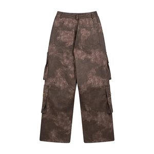 Oversized Cargo <b>Pants</b> Streetwear Baggy Fit Cotton Twill Multi Pocket Cargo <b>Pants</b> Loose Jogger Vintage Washed Urban Cargo <b>Pants</b> - Product Image 2