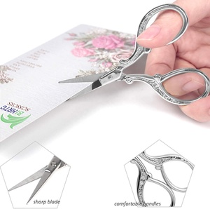 Nuevas tijeras de bordado RTS de fábrica de alta calidad, afiladas Vintage europeas para manualidades DIY, pequeñas herramientas de corte de hilo de costura elegante - Product Image 4