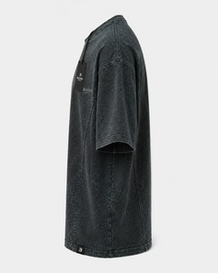 Camiseta Beazer para Hombre, Oversize, Lavado Ácido, Manga Corta, Cuello Redondo, Estampado, Algodón Jersey, Transpirable - Product Image 2