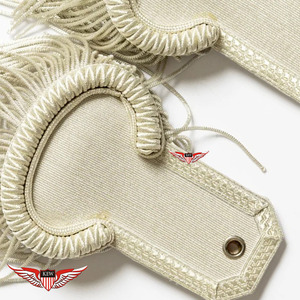 Epaulettes de Teatro Plateadas de la Mejor Calidad con Flecos Estilo Napoleón Francés, Ecológicas - Product Image 2