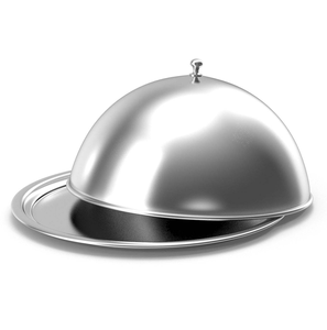 2 piezas de cubiertas redondas de acero inoxidable pulido para platos, tipo cúpula, herramienta especializada, excelente cubierta de cúpula con efecto espejo para uso en mesa - Product Image 2