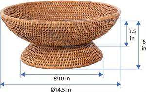 Elegante frutero de ratán de alta calidad que se integra perfectamente en ambientes rústicos y modernos. - Product Image 6