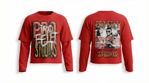 Nueva Llegada, Camiseta de Doble Capa a la Moda, Manga Corta, Apliques Bordados, 100% Algodón, Marca de Ropa Urbana, Cuello Redondo, Estilo Casual Hip Hop - Product Image 6