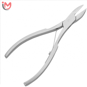 Professional Gold Color Stainless Steel Nail Clipper with Concave Blades Barrel Spring and Back <b>Lock</b> for Toenail Cutter OEM - Product Image 4