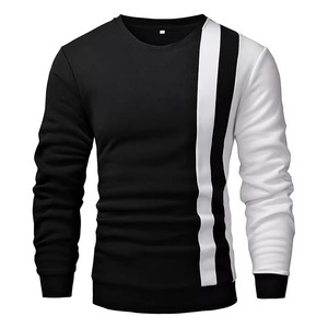 Sweat-shirt à col rond à manches longues, fabriqué au Pakistan, respectueux de l'environnement, marque privée, basique. - Product Image 1