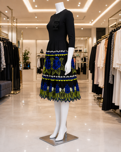 Embroidery Women Customized High Quality Pacific Island Wear Micronesian Fabric Embroidery Work Skirts Wholesale Rate - Product Image 5
