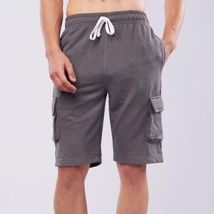 Fabricants de vêtements sur mesure, pantalons cargo en coton pour hommes, été, shorts de travail décontractés, randonnée, multi-poches, vente en gros OEM - Product Image 1