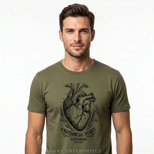 T-shirt blanc pour homme en gros, imprimé floral rose botanique, coupe ajustée en coton, T-shirt graphique floral pour homme, vêtements personnalisés - Product Image 5