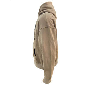 Sweat à capuche en coton pour homme avec logo personnalisé, impression numérique, style streetwear décontracté, effet délavé - Product Image 3