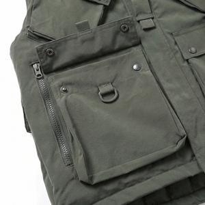 Chaleco Táctico Utilitario Olive al por Mayor |   Chaleco Multibolsillos para Exteriores y Trabajo |   Chaleco de rendimiento estilo OEM - Product Image 4