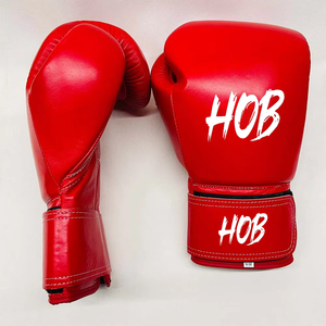 Gants de boxe professionnels en cuir véritable pour MMA, Muay Thai, sparring, gants de boxe Twins, gants de kick-boxing avec logo - Product Image 3