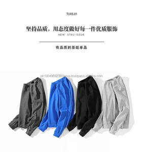 Sudadera sólida de alta calidad logotipo impreso personalizado Unisex hombres mujeres sudaderas con capucha de lana suéter - Product Image 5