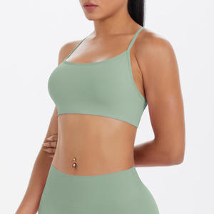 Women Gym Sports <b>Bra</b> Seamless <b>Stretch</b> Breathable Training Workout Active Apparel Top - Product Image 3