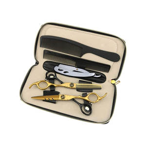 Kit de Tijeras de Barbería de Primera Calidad, Kit de Tijeras de Barbería del Mejor Material, Kit de Tijeras de Barbería al por Mayor - Product Image 1