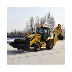 Nouvelle chargeuse-pelleteuse Caterpillar à bas prix avec cabine anti-roulis, excavatrice de type JCB, supportant une action composée à quatre liaisons - Product Image 3