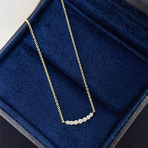 Elegante colgante de diamante redondo cultivado en laboratorio, certificado por IGI, en oro amarillo, oro rosa, oro blanco o plata, con piedras de claridad D, E, F, VVS, VS. - Product Image 4
