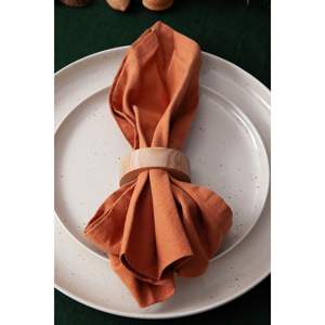 Anneaux de serviette en bois, accessoires décoratifs pour la table - Product Image 5