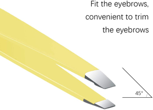 แหนบถอนขนคิ้วแบบเฉียงสำหรับขายส่ง พร้อมด้ามจับที่สะดวกสบาย - Product Image 3