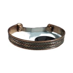 Indian Manufacture Metal Pure Copper <b>Bracelet</b> <b>Healing</b> Meditation Jewelry Adjustable Cuff <b>Bracelet</b> for Men & Women - Product Image 1