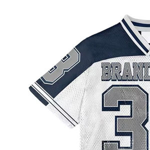 Custom Sublimated Printing Streetwear Trendy Football Shirt Embroidery Design Mesh <b>Sports</b> <b>Jersey</b> Team American Football <b>Jersey</b> - Product Image 4