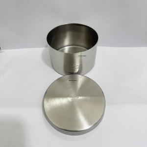 Frascos de Velas Navideños de Acero Inoxidable Personalizados al por Mayor de Alta Calidad, 4oz 5oz, Acabado Cepillado, Hechos a Mano, Duraderos, Decoración de Hogar de Lujo - Product Image 4