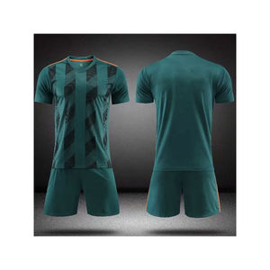 Camiseta de Fútbol para Hombre, Alta Calidad, Transpirable, Secado Rápido, Antibacteriana, 100% Poliéster, Manga Corta, Cuello en V, Frente Liso, Personalizable - Product Image 2