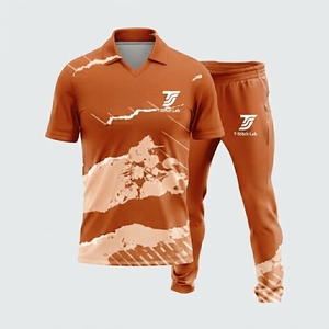 Uniforme de Cricket Sublimado Profesional, 100% Poliéster, Personalizable con Nombre de Equipo, Cintura Elástica, Manga Corta, Unisex, Deportivo, Gran Venta - Product Image 4