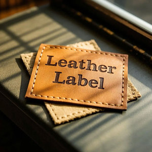 Patch en cuir gaufré 3D de qualité supérieure |   Étiquette élégante en PU découpée au laser pour vêtements modernes |   Usine de vente en gros haut de gamme - Product Image 4